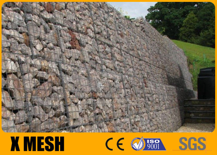 50x50mm Wire Mesh Baskets Retaining Walls Hot Galvanized