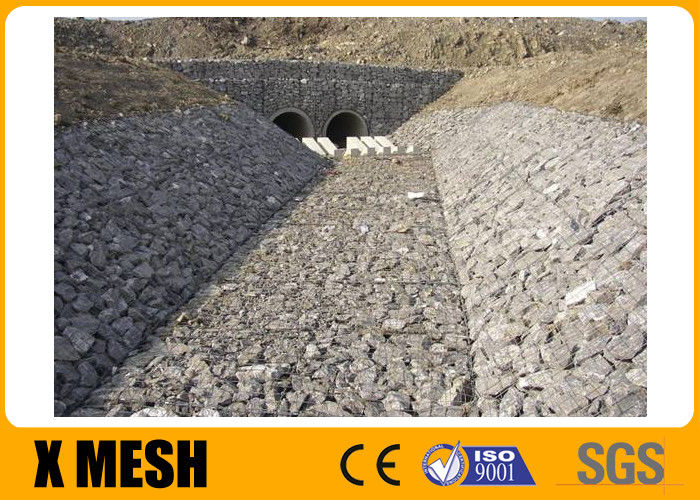 Rock Filled Gabion Wire Mesh 2.0×1.0×0.5m Corrosion Resistant