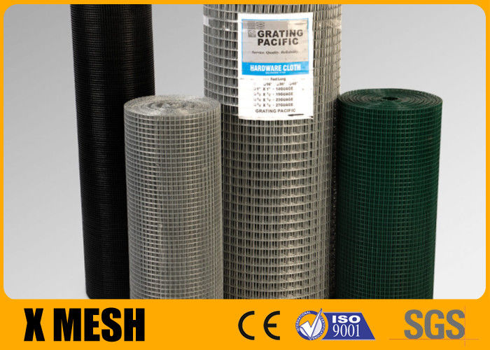 2&quot;X2&quot; Galvanised 304 Stainless Steel Wire Mesh Roll ASTM A580 15Ga