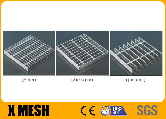 Chemical Plant I Bar Type Welded Steel Grating Aluminium Alloy Material Width 1m