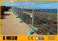 3.5mm Removable Temporary Mesh Fencing With Concrete Block Clamps