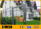 Garden Pvc Galvanized Anti Climb Mesh Fence Panel 200mmx50mm Hole Opening