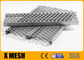 Hot Dipped Galvanised Grip Strut Perforated Metal Mesh Plank Grating In Silver