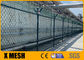 Sports Playground Diamond Chain Link Mesh Fencing 0.8m-2.4m Height Rustproof