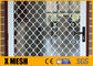 White Color Diamond Expanded Metal Mesh Screen Grilles 1250*2050mm