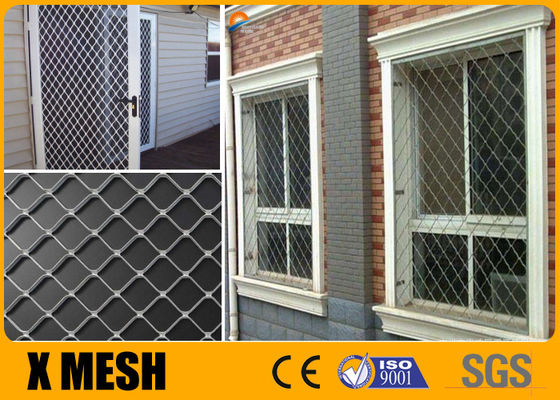 750-1250mm Diamond Expanded Metal Mesh Grille  Screens Durable