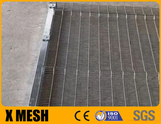Hot Galvanized Silver Colour Anti Climb Mesh Fence 358 Anti Cut Clear View Wire Mesh Panels