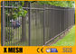 E Coat Security Metal Fencing ASTM F2408 Steel Picket Fence