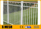 Post 80 x 80mm Squash Top Cross Rail 40 x 40mm 6 point welds Security Mesh Fence