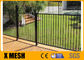 H 2.1m Security Metal Fencing Powder Coated Aluminium Palisade Fence